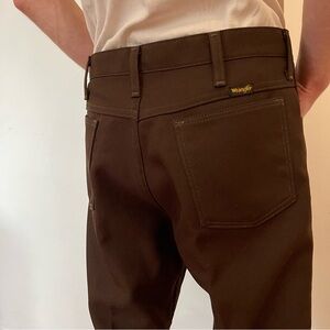 Vintage Wrangler Western Brown Slacks